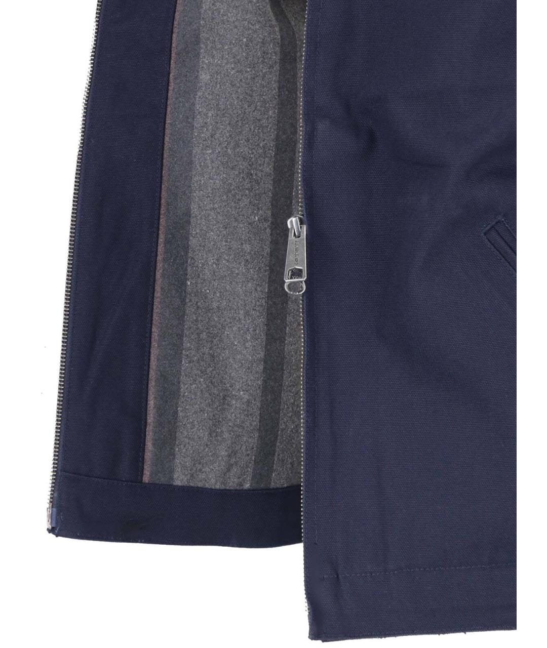 CARHARTT WIP Синяя хлопковая куртка, фото 5