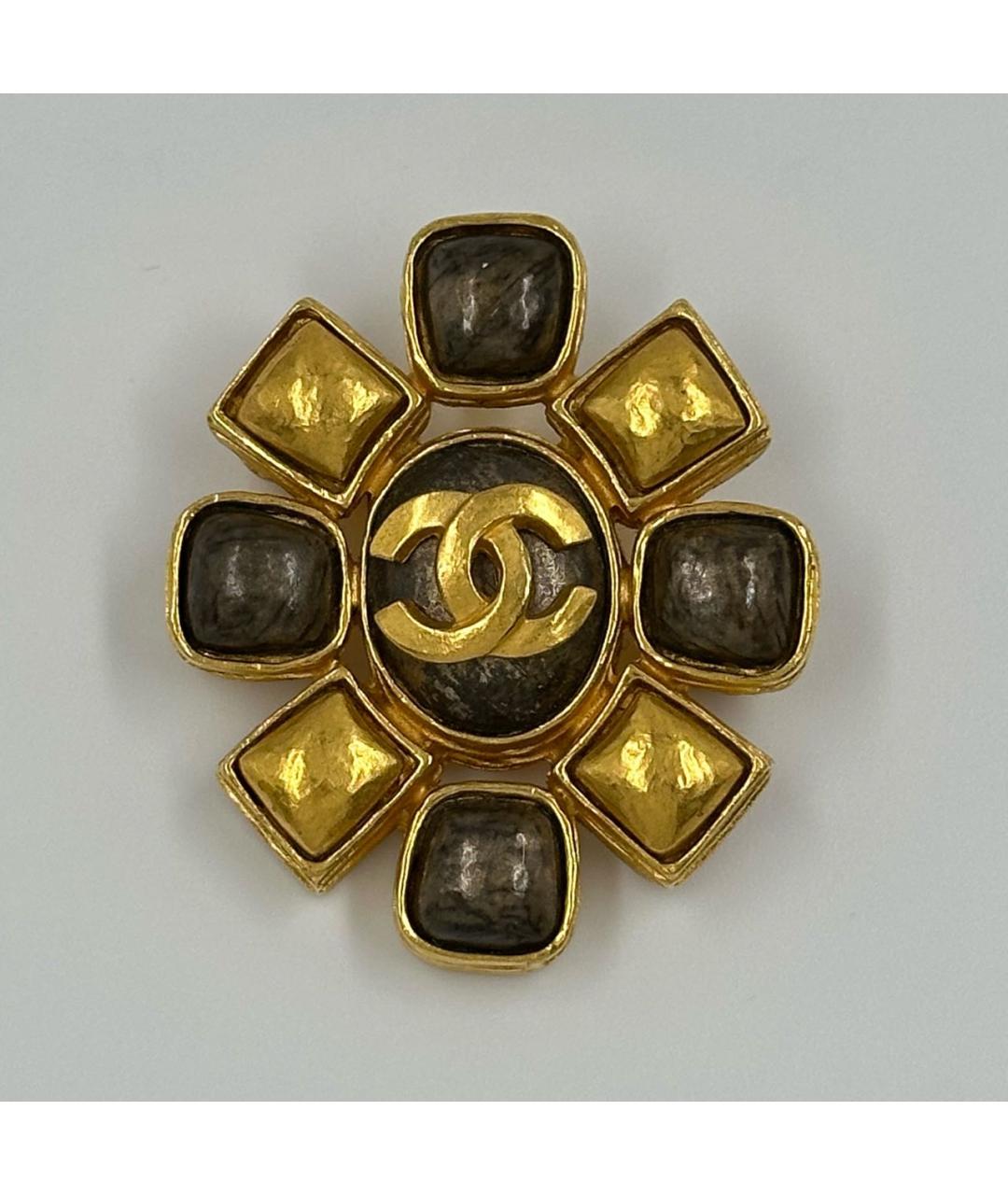 CHANEL Золотая позолоченная булавка / брошь, фото 5