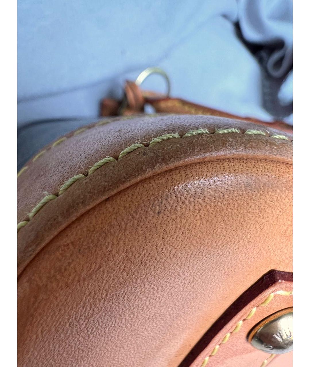 LOUIS VUITTON Коричневая сумка через плечо из канвы, фото 6