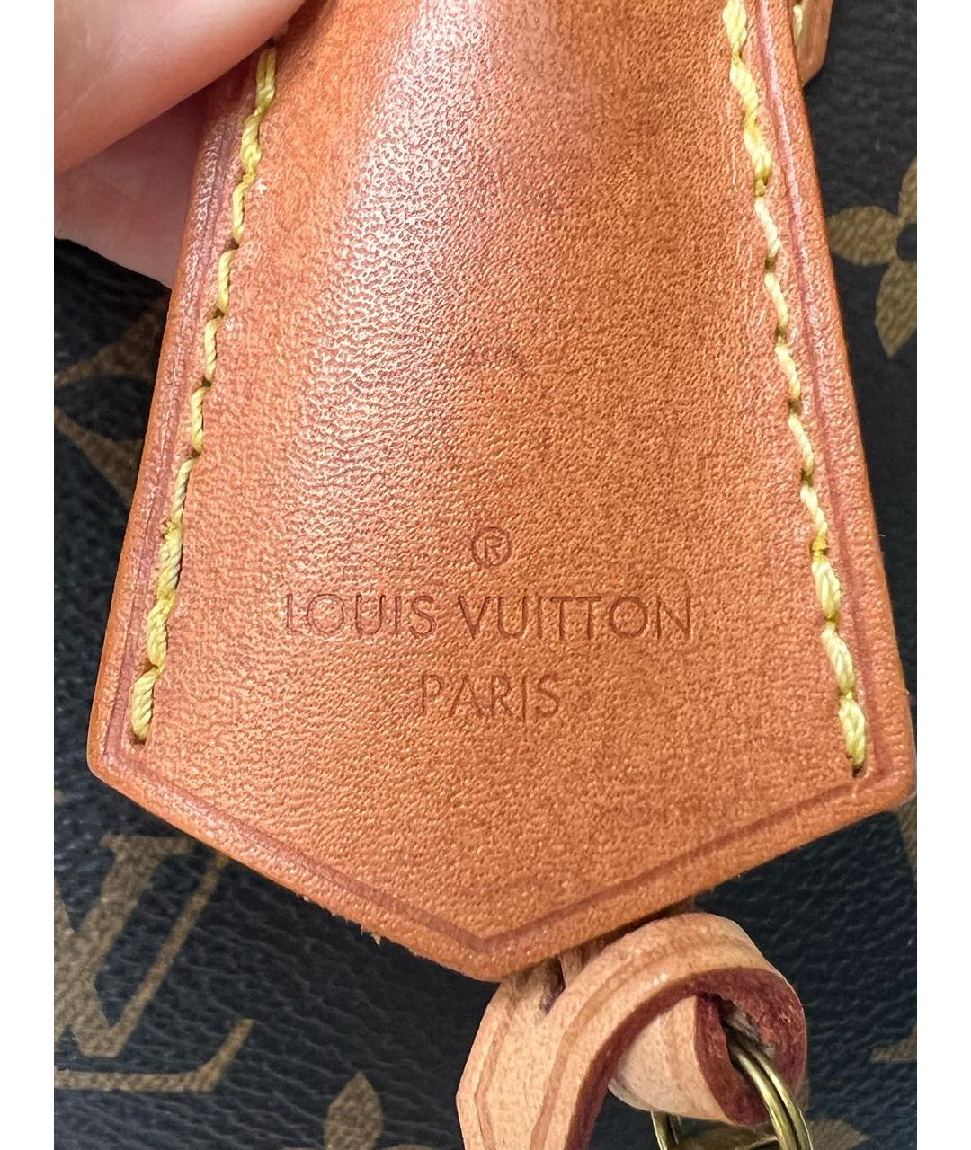 LOUIS VUITTON Коричневая сумка через плечо из канвы, фото 8