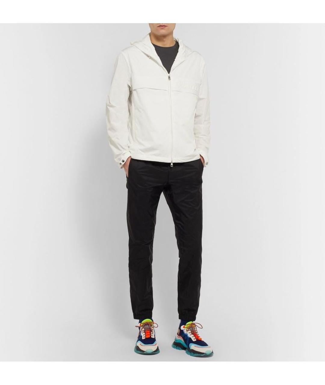 MONCLER Мульти кожаные низкие кроссовки / кеды, фото 3