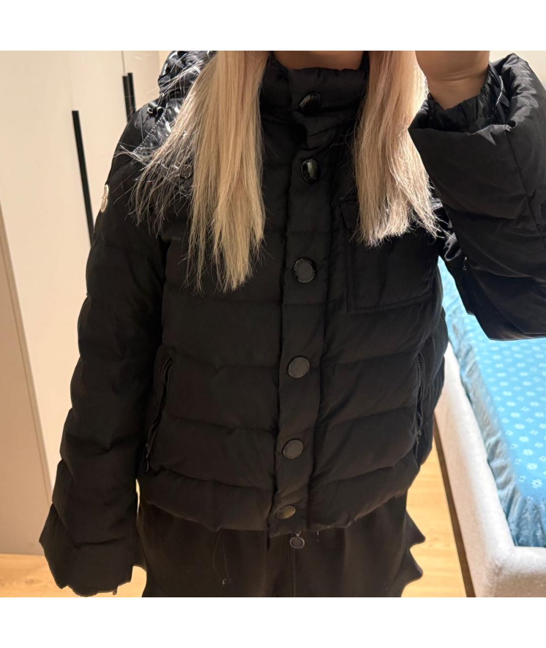 MONCLER Черная куртка, фото 5