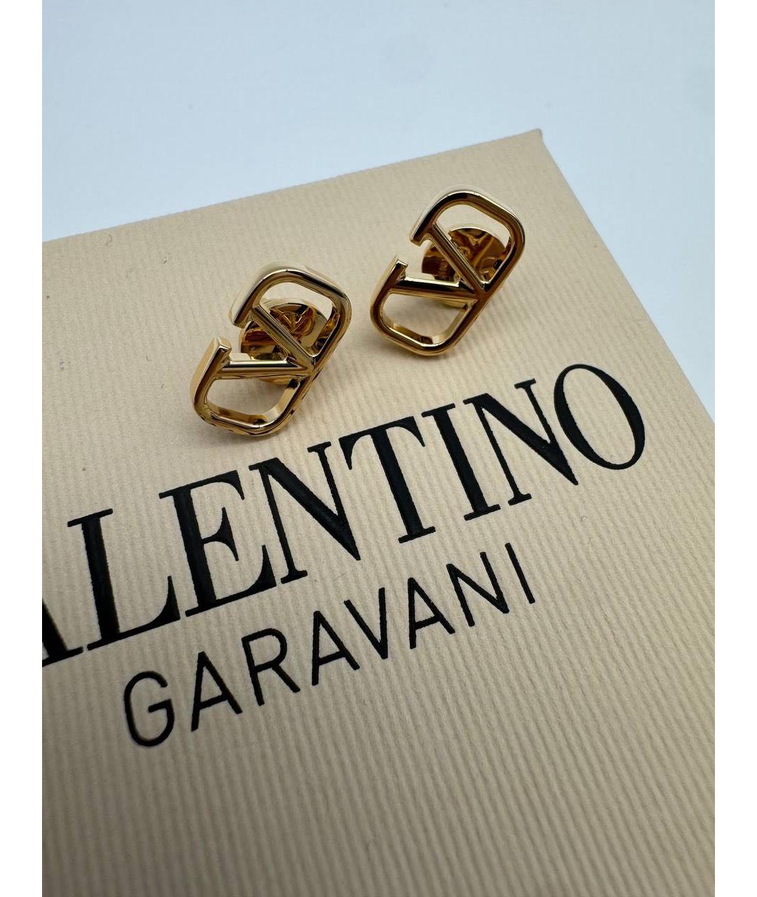 VALENTINO Золотые латунные серьги, фото 5