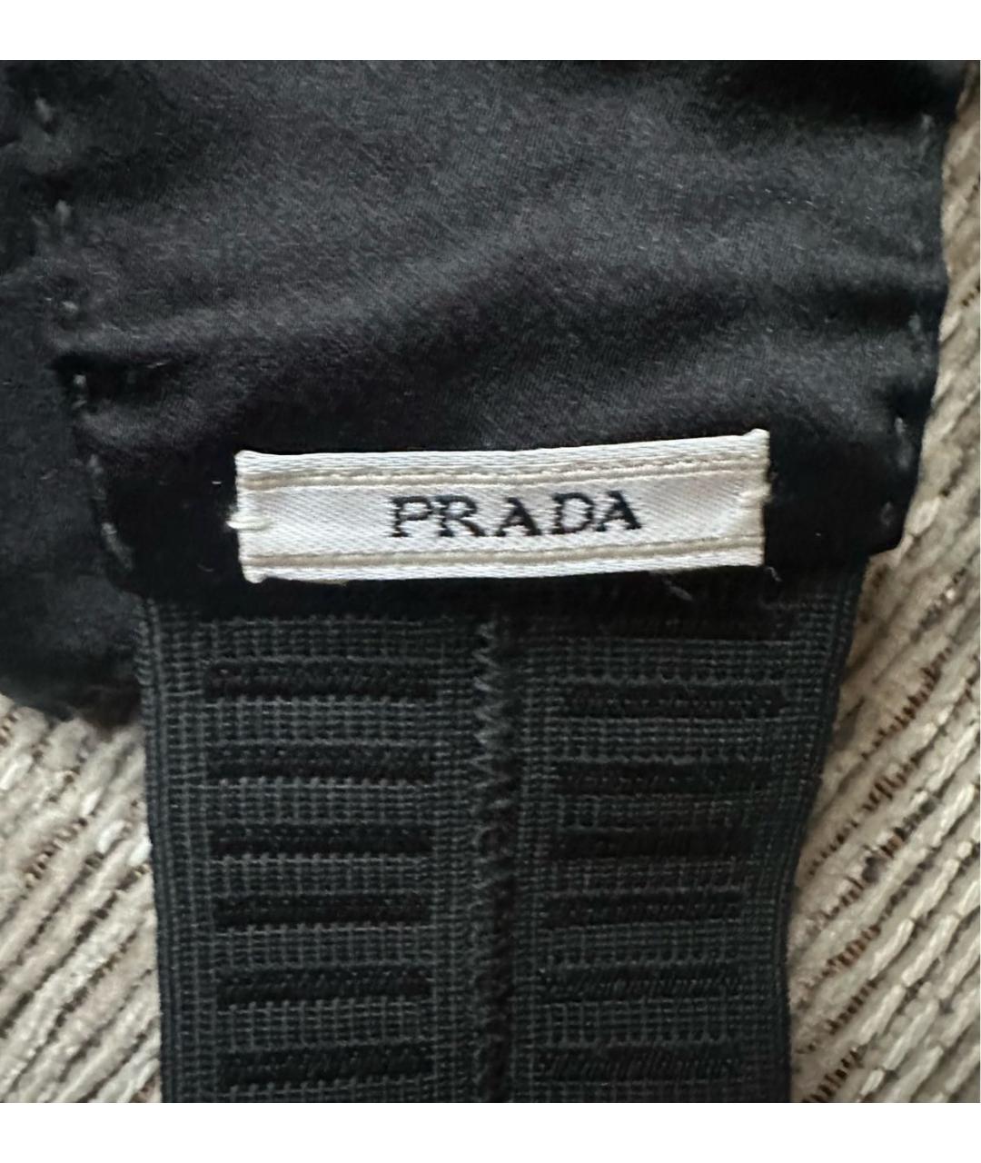 PRADA Черный ремень, фото 5