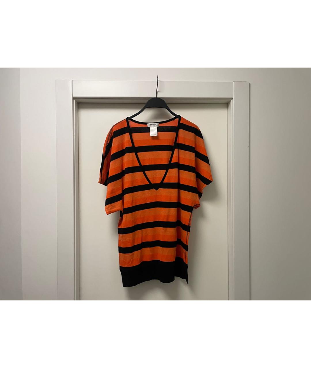 SONIA RYKIEL Мульти хлопковая футболка, фото 4