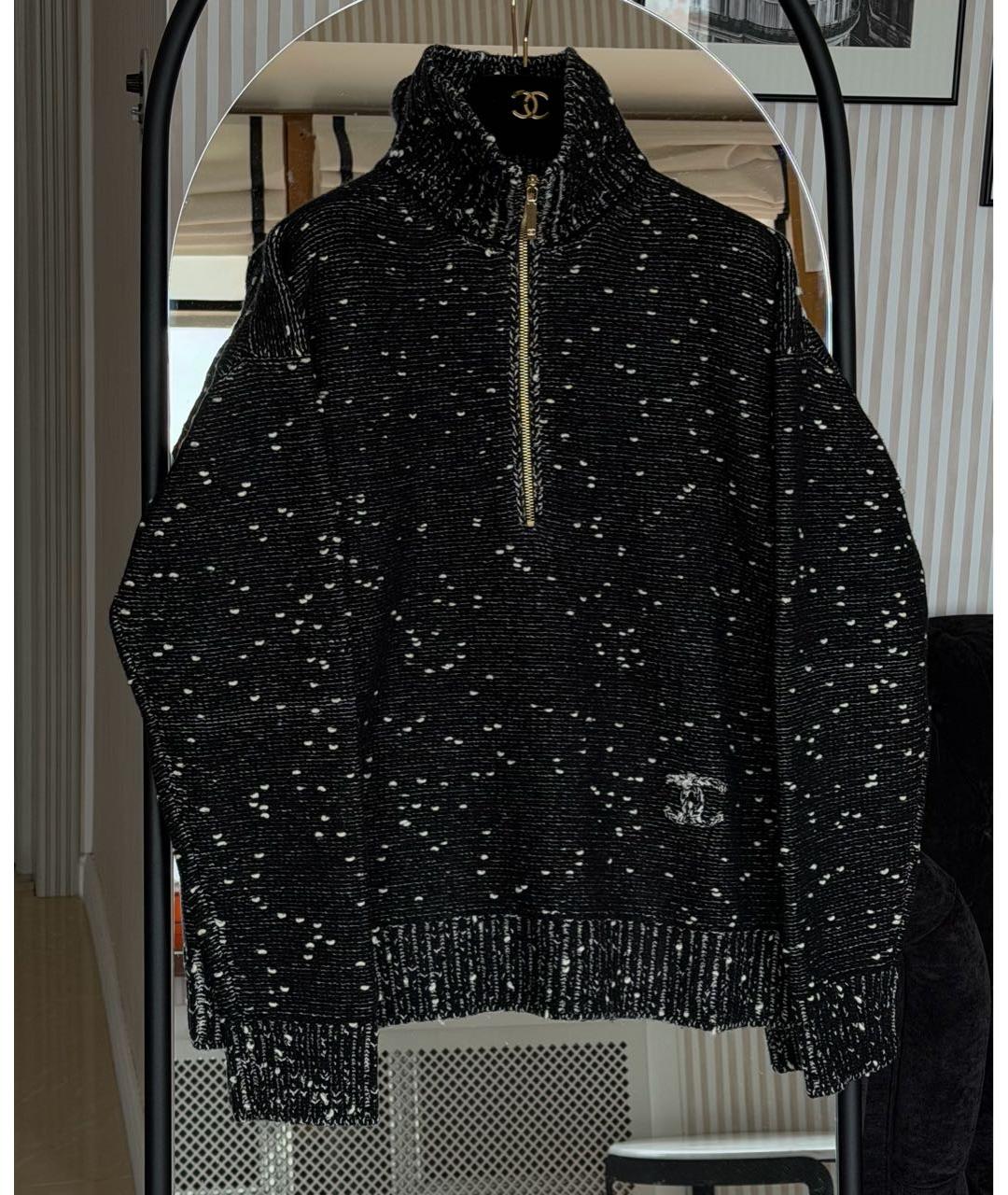 CHANEL Черный джемпер / свитер, фото 2