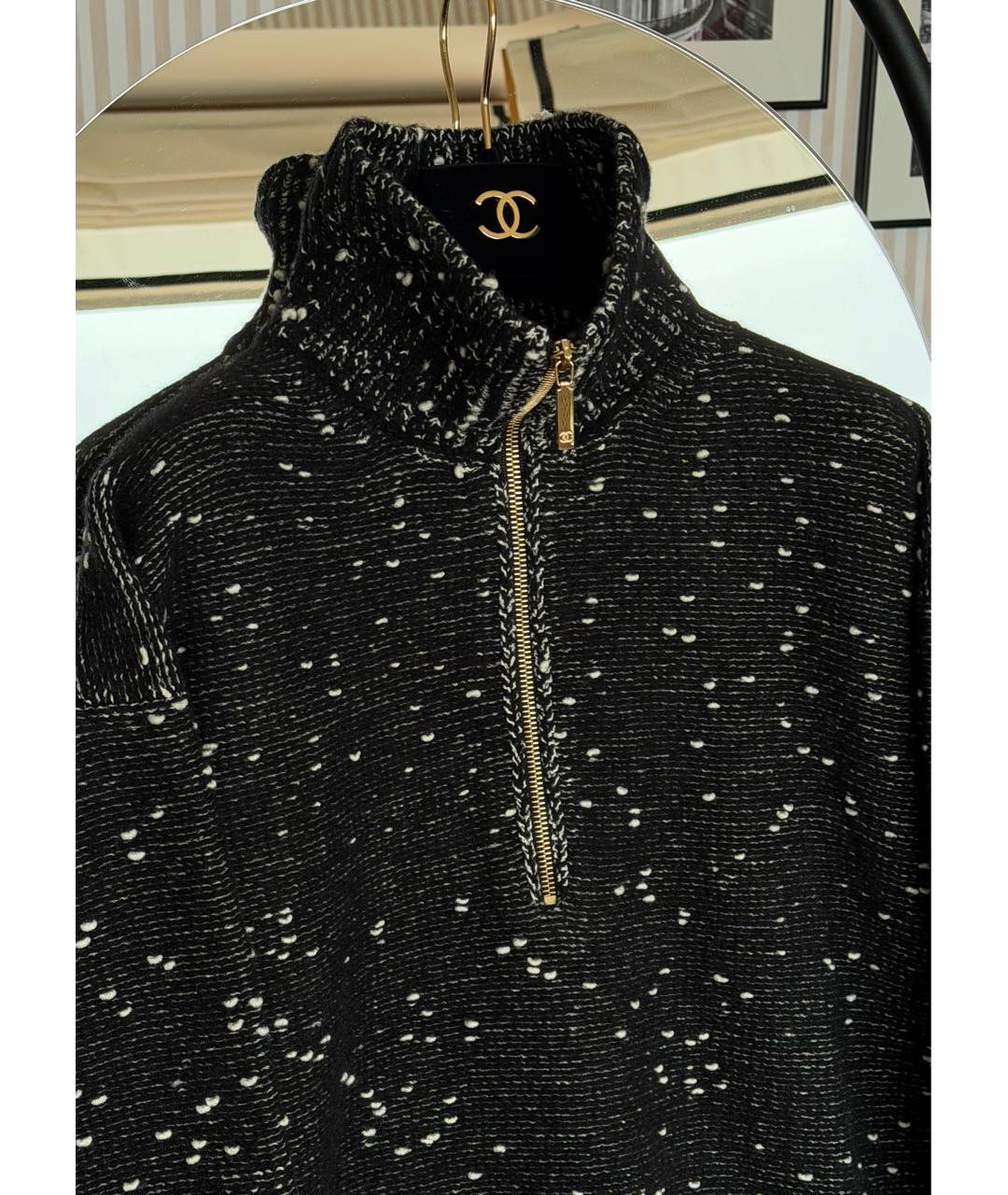 CHANEL Черный джемпер / свитер, фото 4