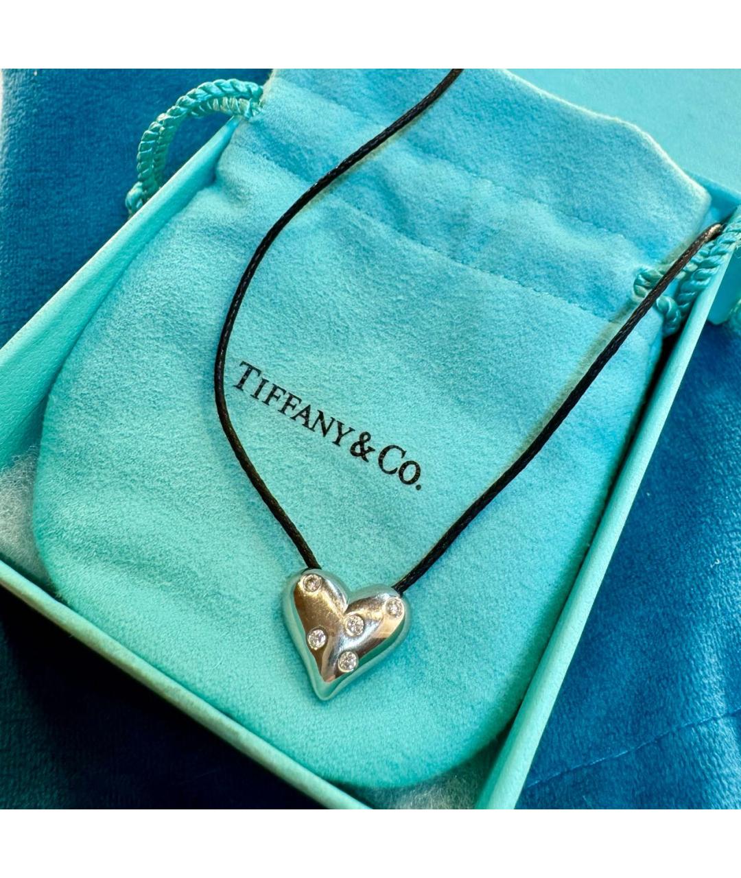 TIFFANY&CO Платиновый кулон, фото 8
