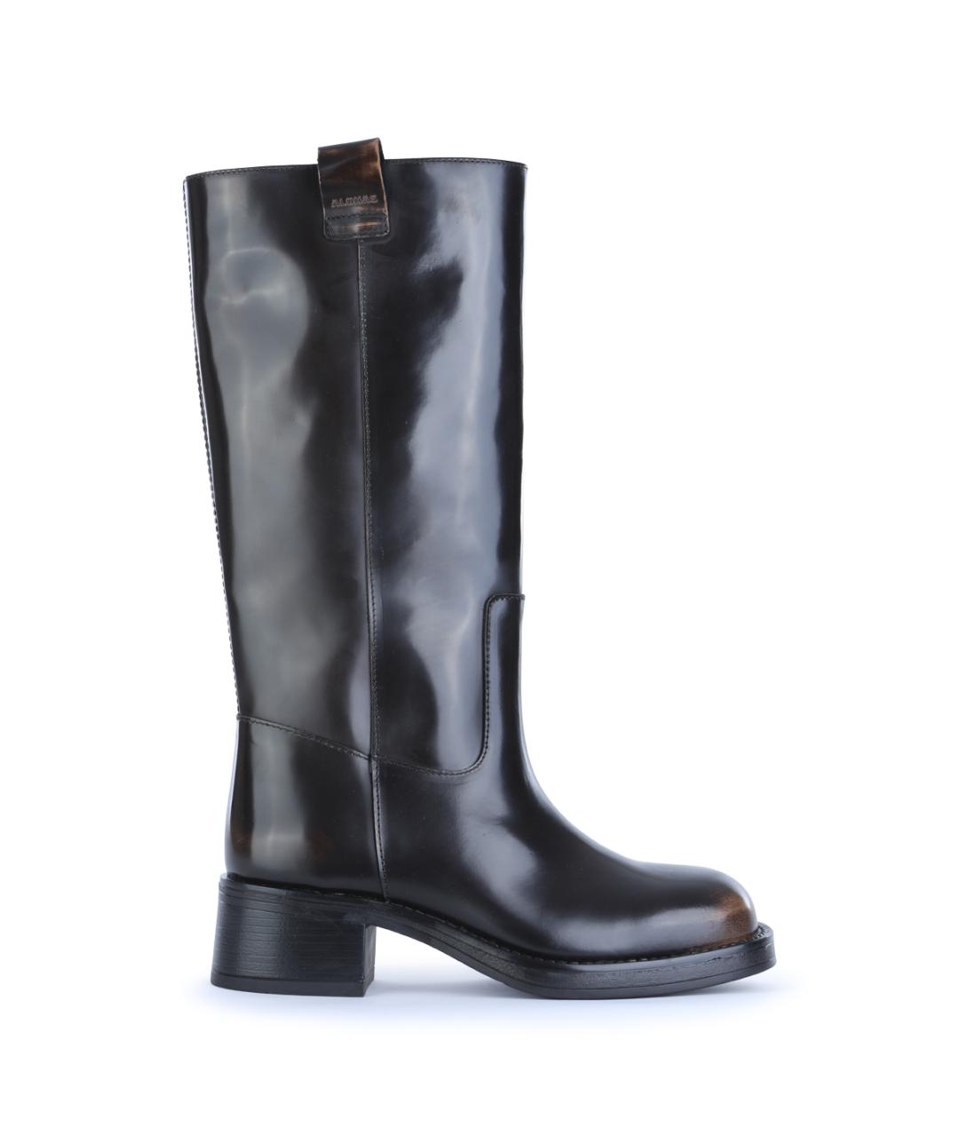 ALOHAS Коричневые кожаные сапоги, фото 1