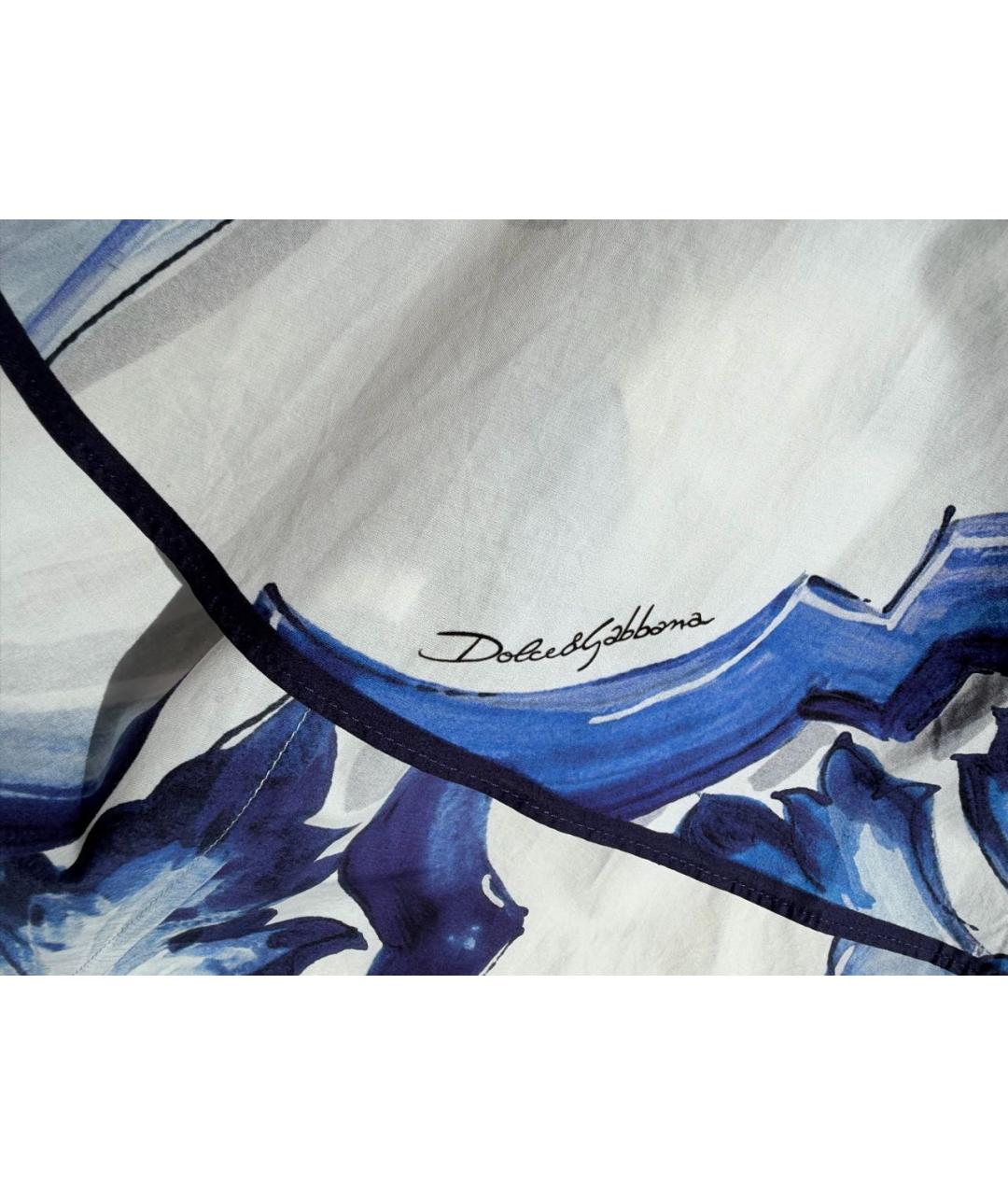 DOLCE&GABBANA Мульти хлопковая юбка мини, фото 2