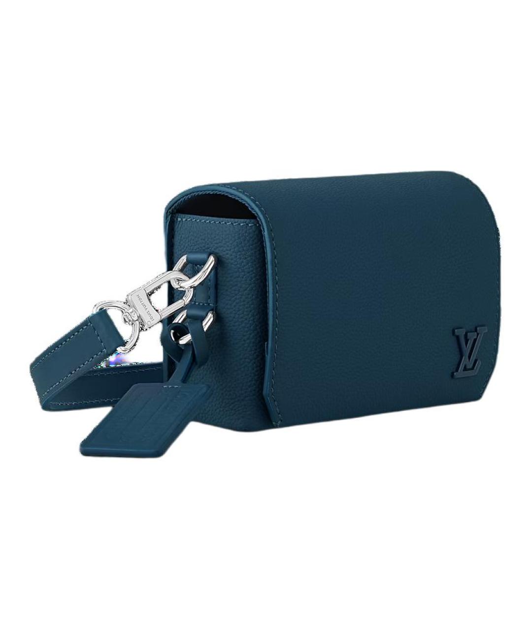 LOUIS VUITTON Синяя кожаная сумка на плечо, фото 2