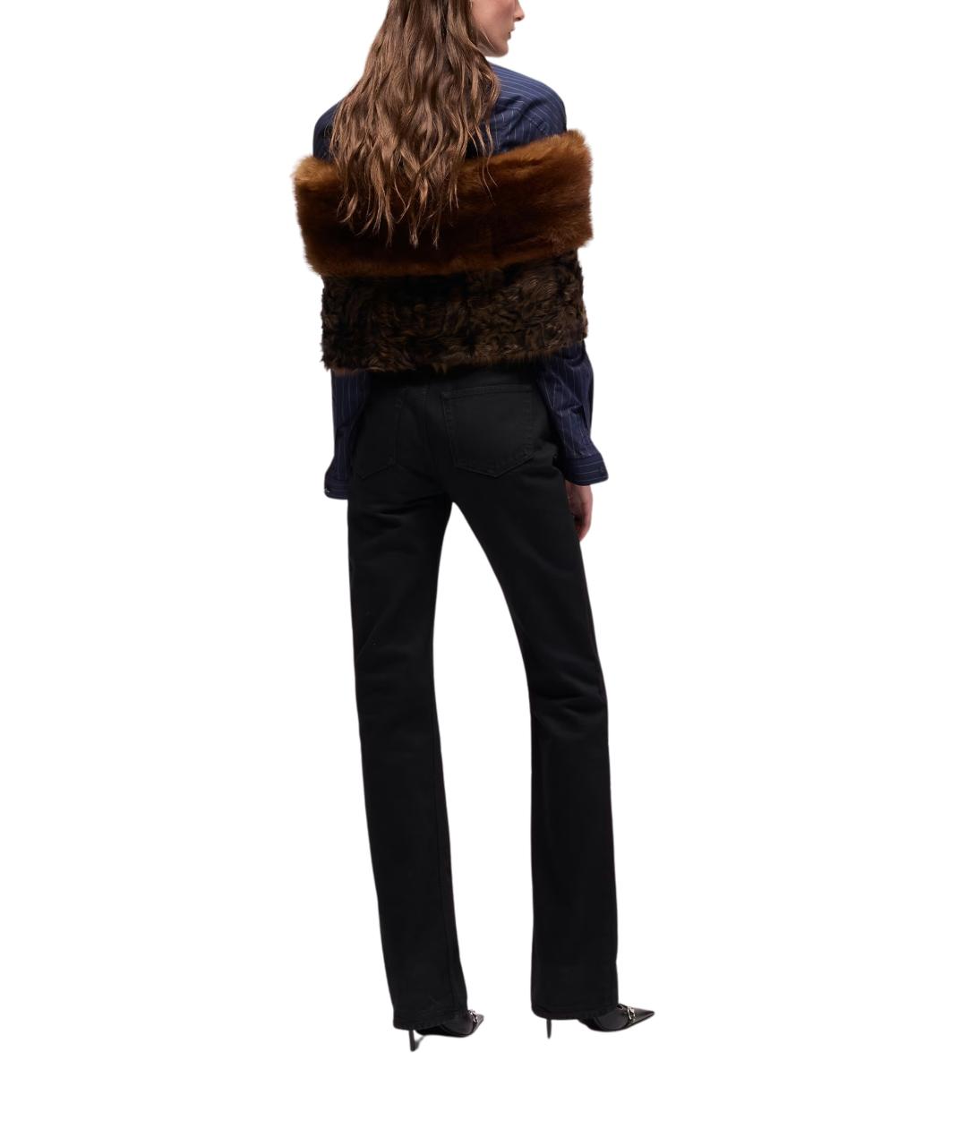 GUCCI Черные хлопковые прямые джинсы, фото 3