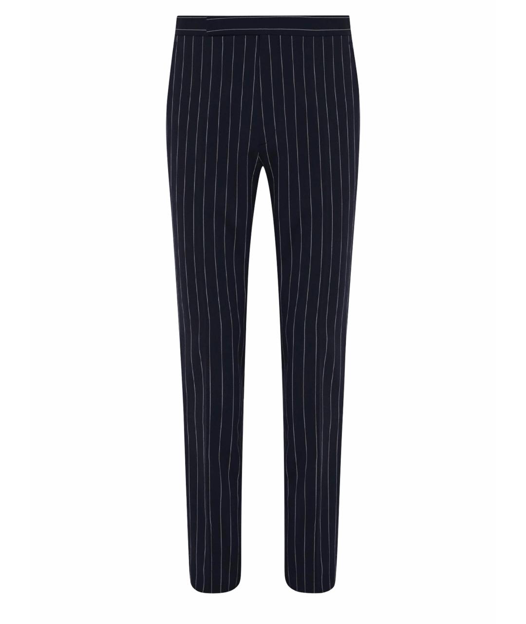 RALPH LAUREN PURPLE LABEL Темно-синие повседневные брюки, фото 9