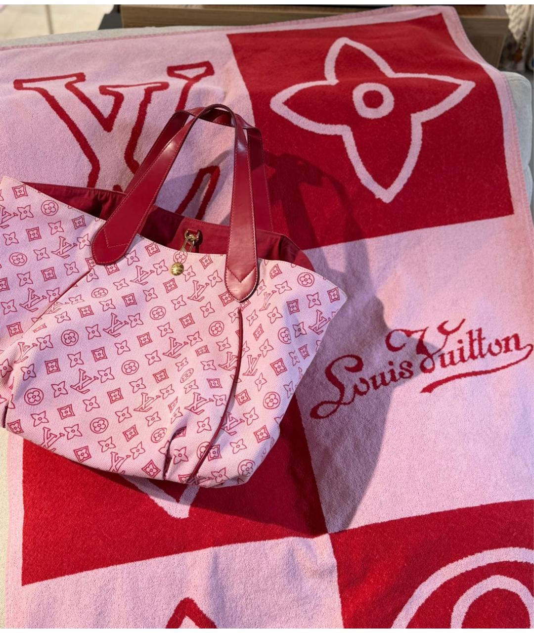 LOUIS VUITTON Розовая сумка тоут, фото 3