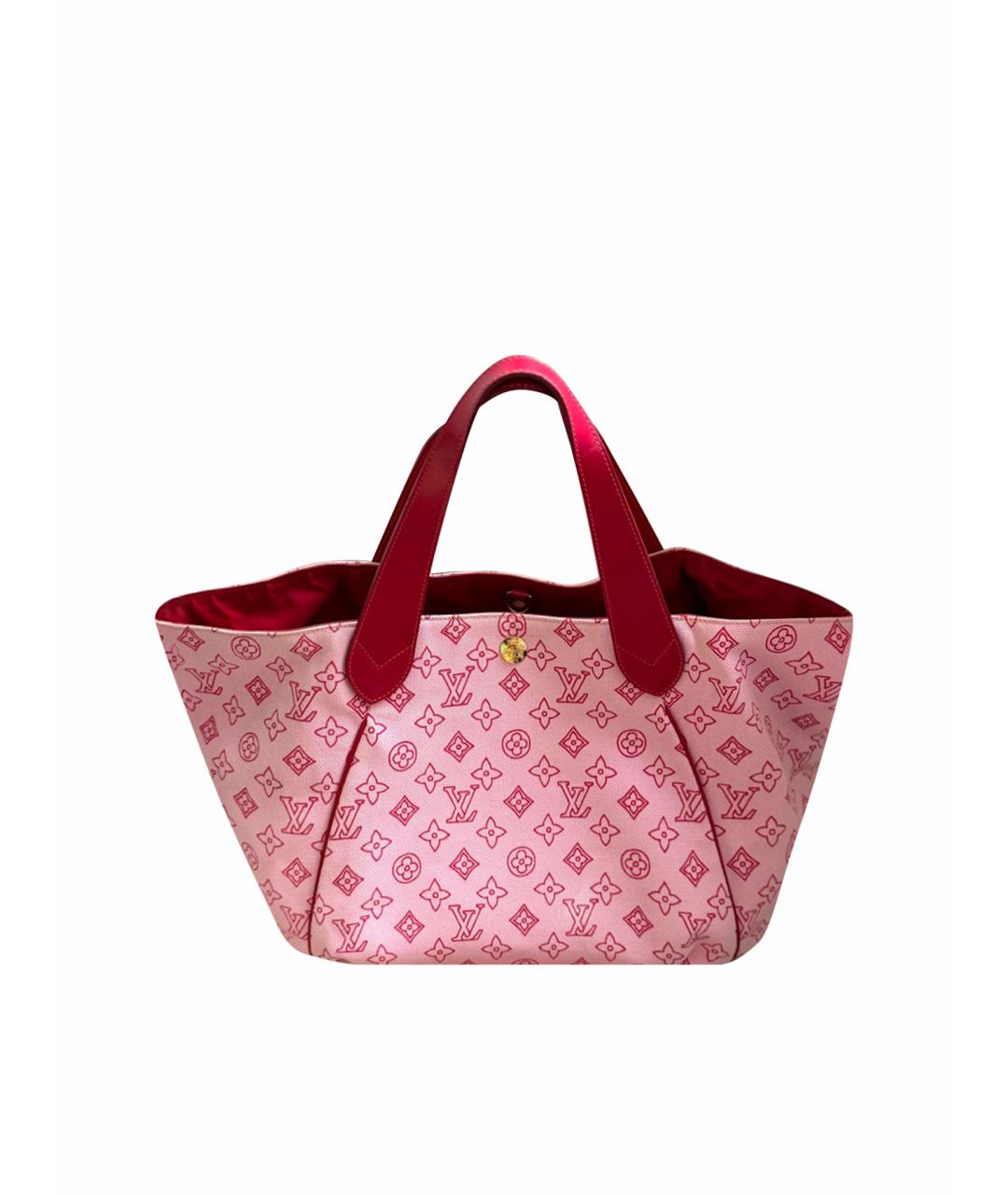 LOUIS VUITTON Розовая сумка тоут, фото 1