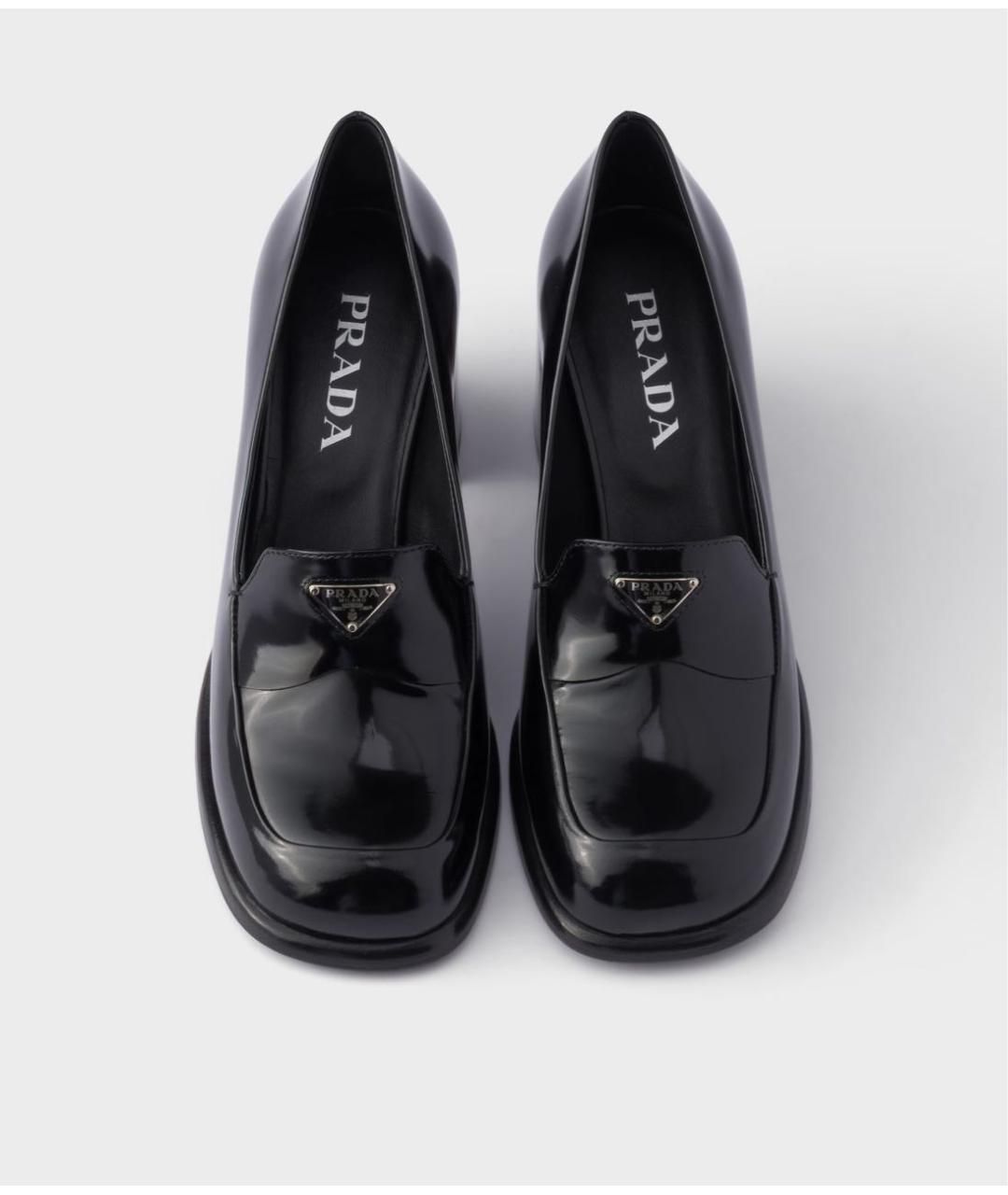 PRADA Черные туфли из лакированной кожи, фото 4