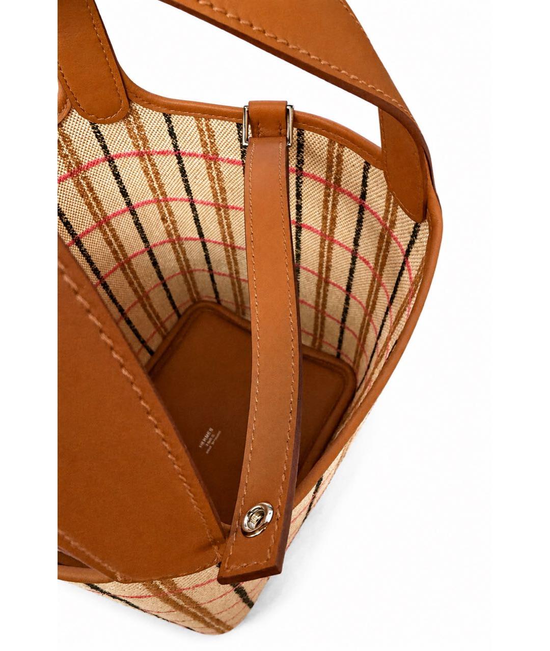 HERMES Мульти сумка с короткими ручками из канвы, фото 8
