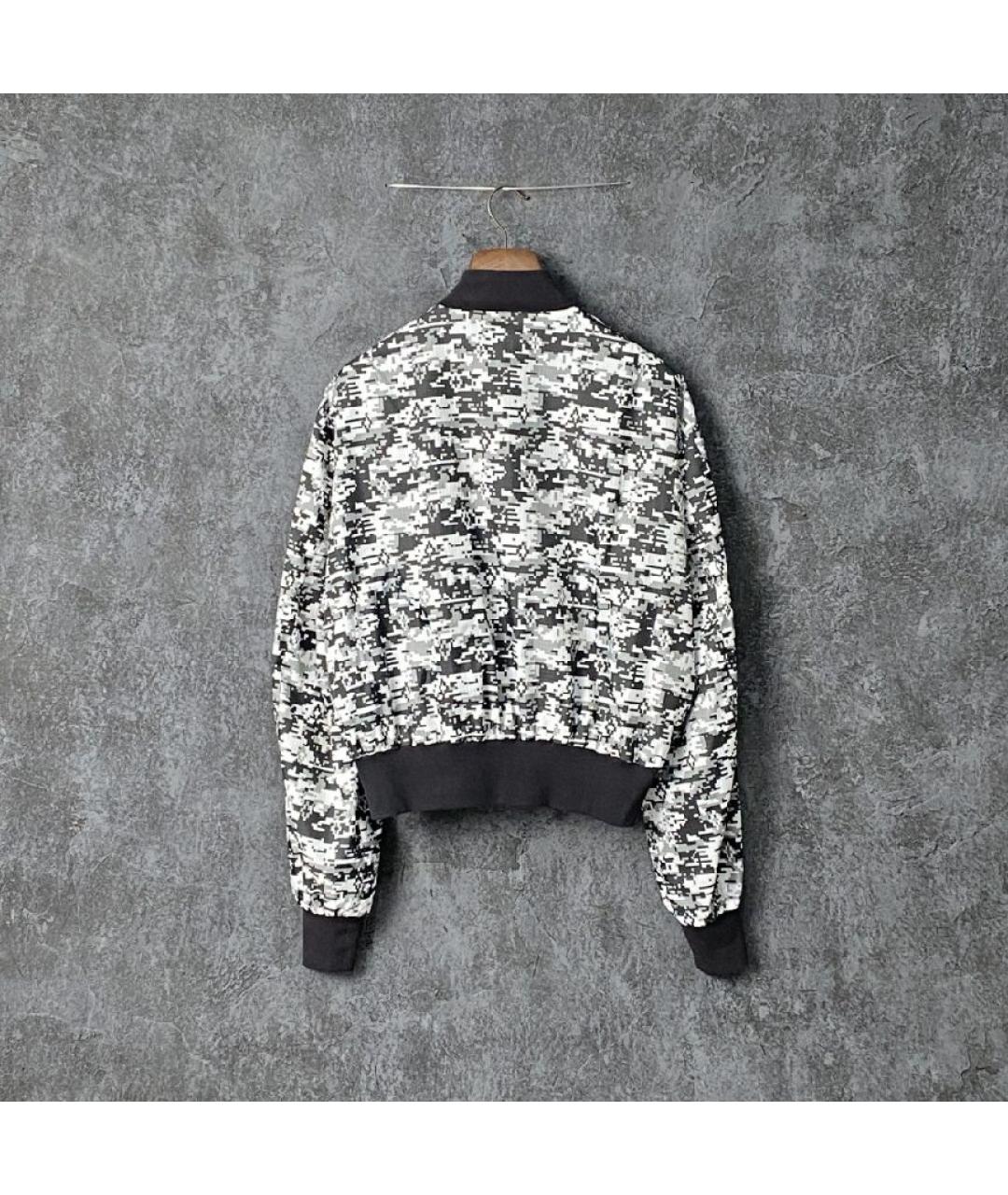 MARCELO BURLON Серая нейлоновая куртка, фото 2