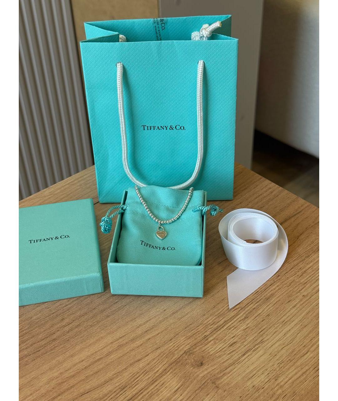 TIFFANY&CO Серебряный серебряный браслет, фото 5