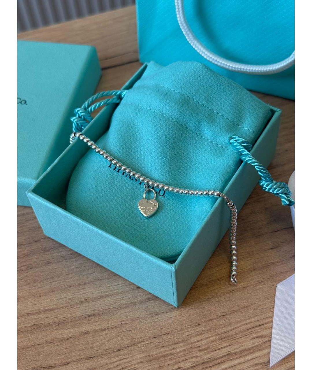 TIFFANY&CO Серебряный серебряный браслет, фото 3