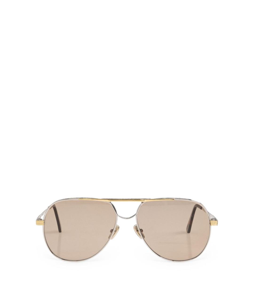 GOLDEN GOOSE Серебряные солнцезащитные очки, фото 1