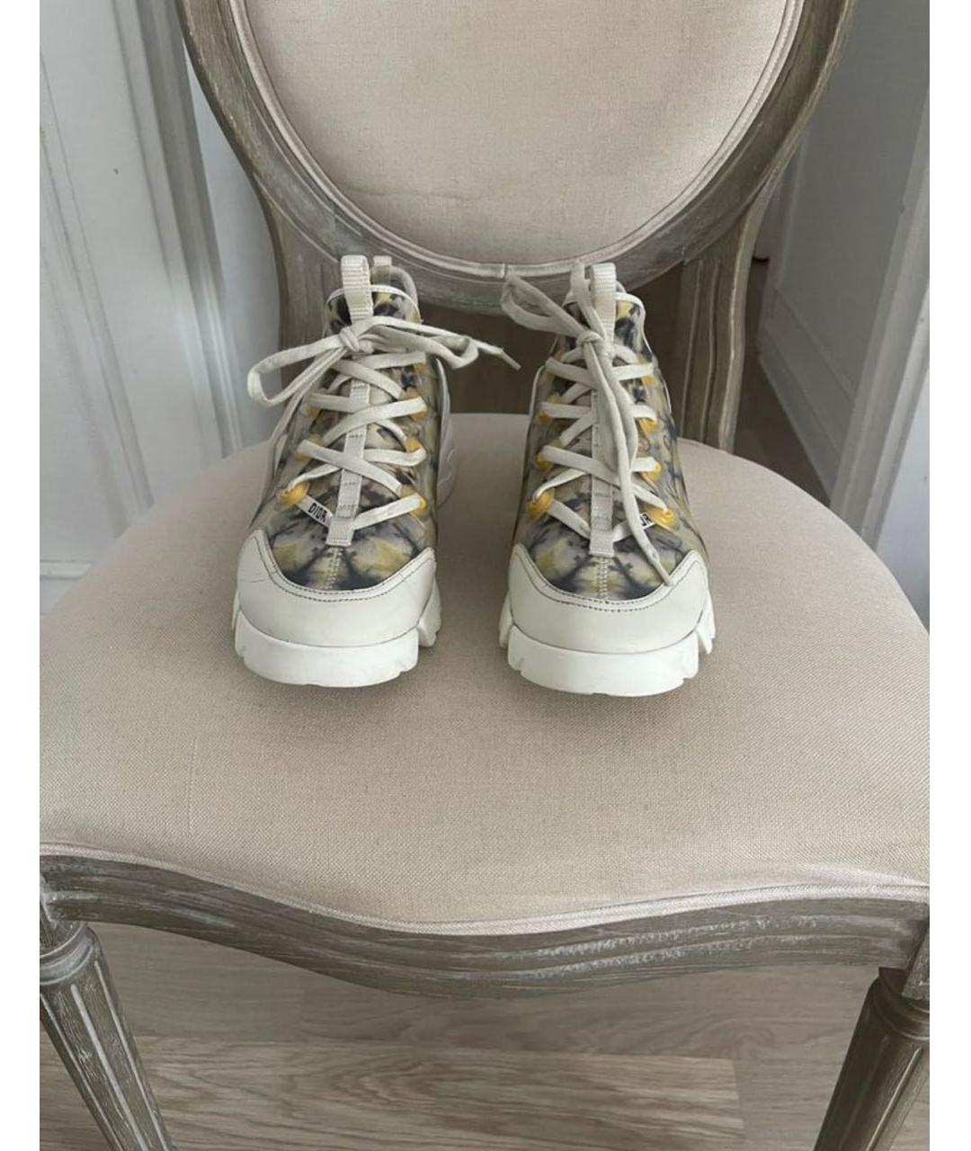 CHRISTIAN DIOR Мульти кожаные кроссовки, фото 2