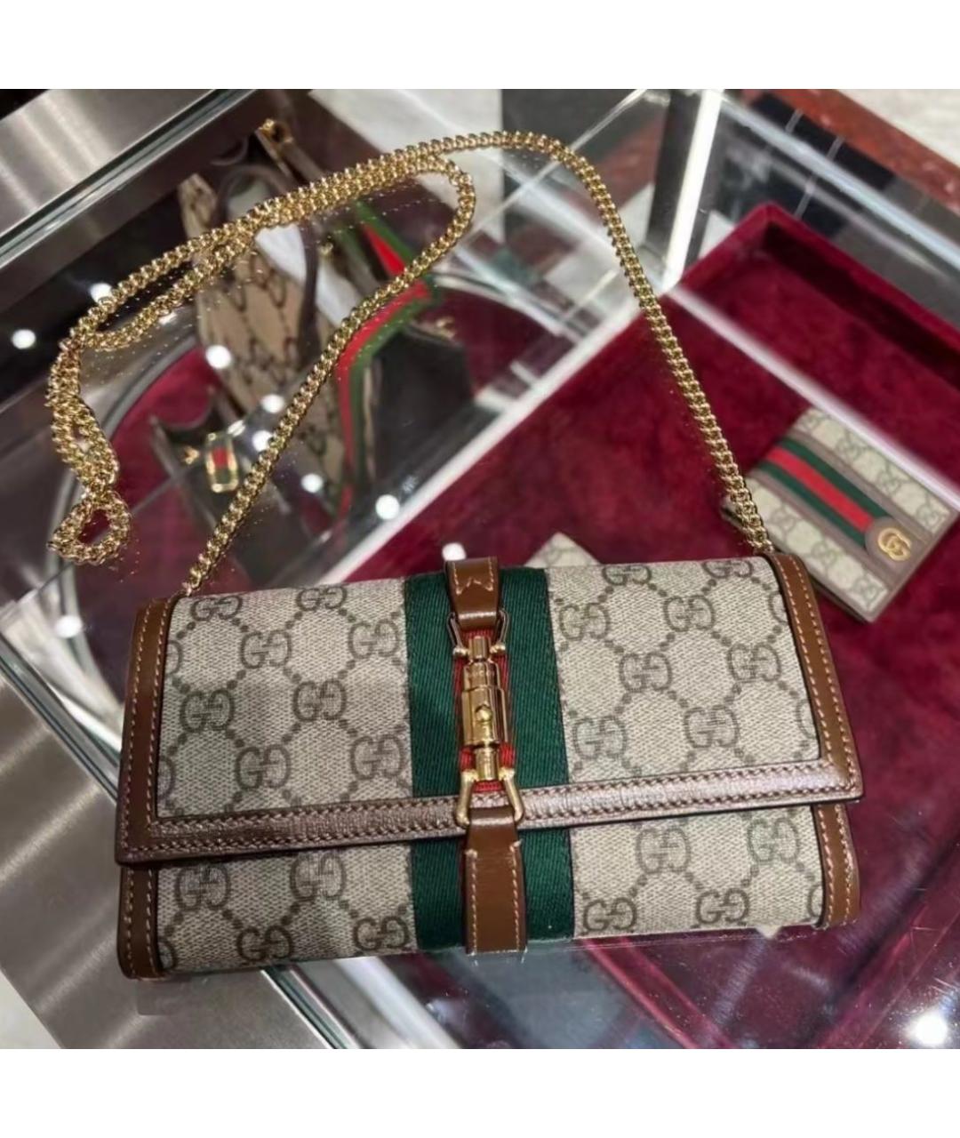 GUCCI Бежевая сумка через плечо, фото 6