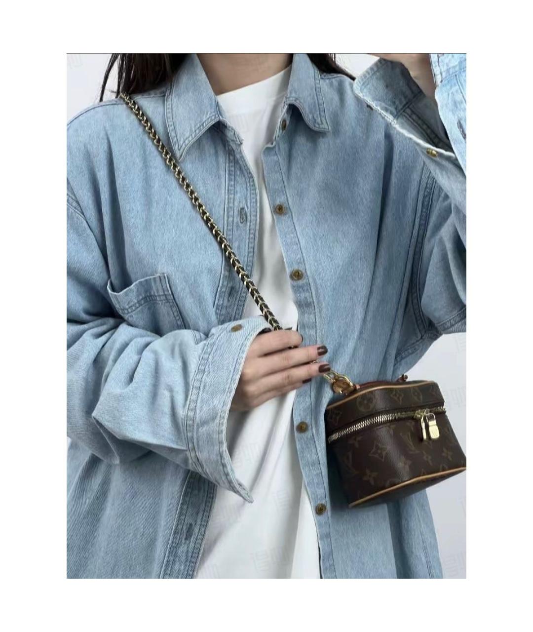 LOUIS VUITTON Коричневая сумка с короткими ручками, фото 6