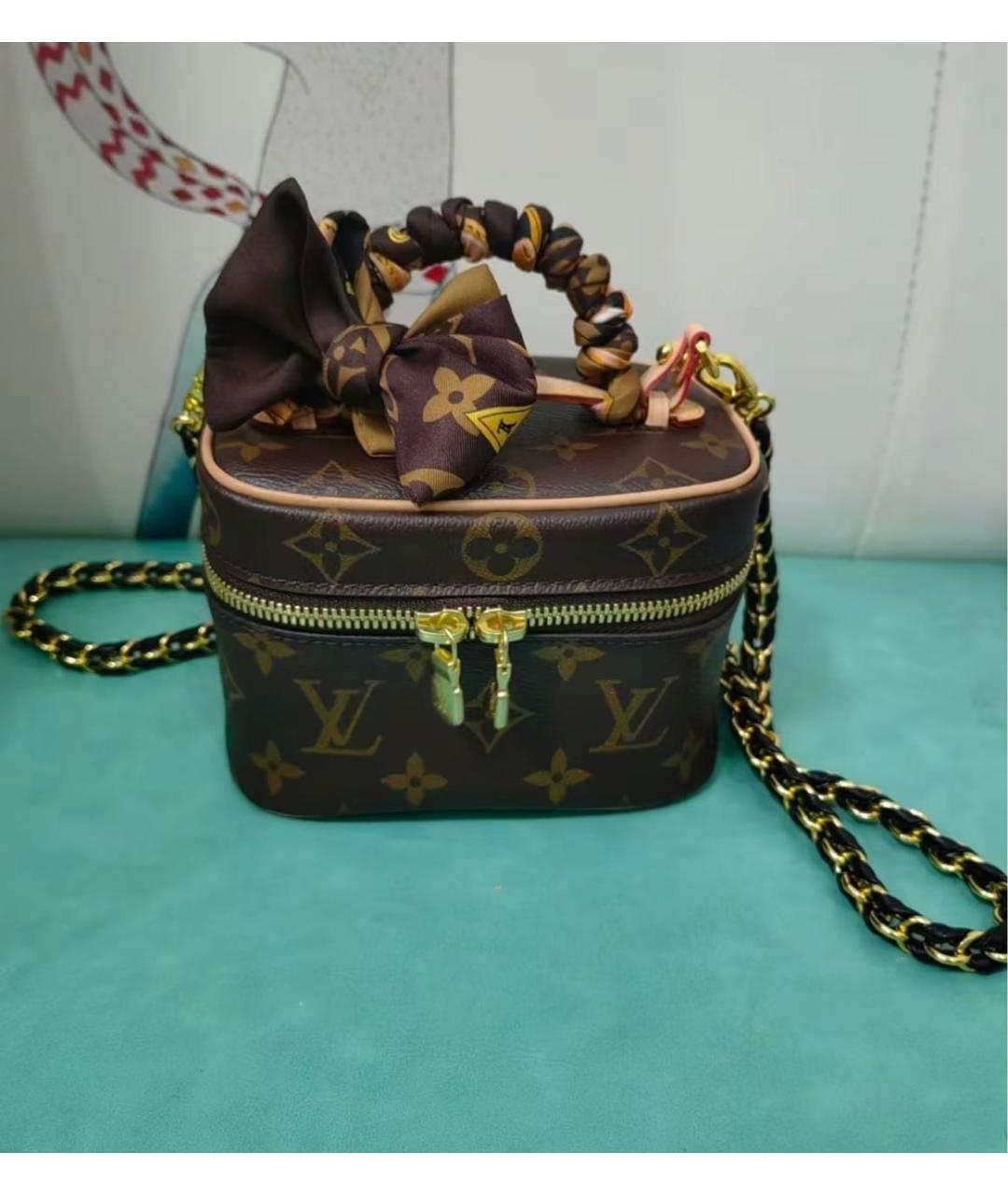 LOUIS VUITTON Коричневая сумка с короткими ручками, фото 2