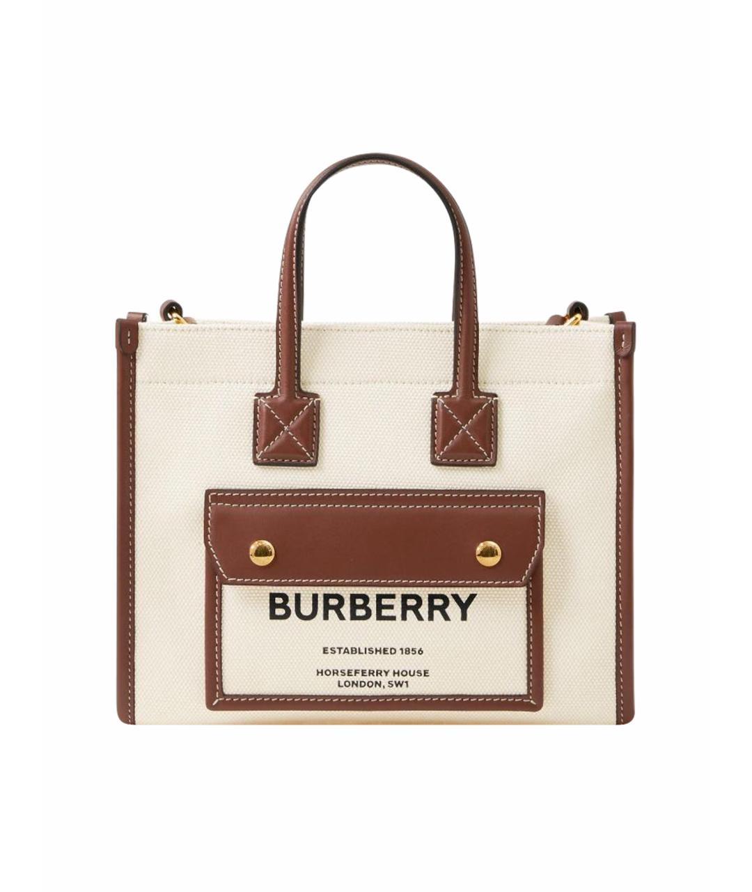 BURBERRY Бежевая сумка через плечо, фото 1