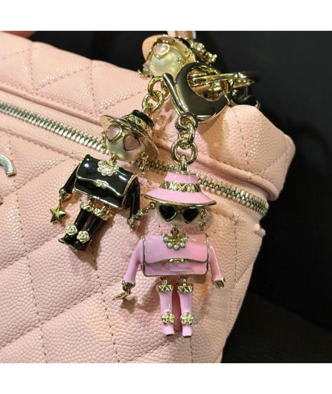 CHANEL Черный брелок, фото 4