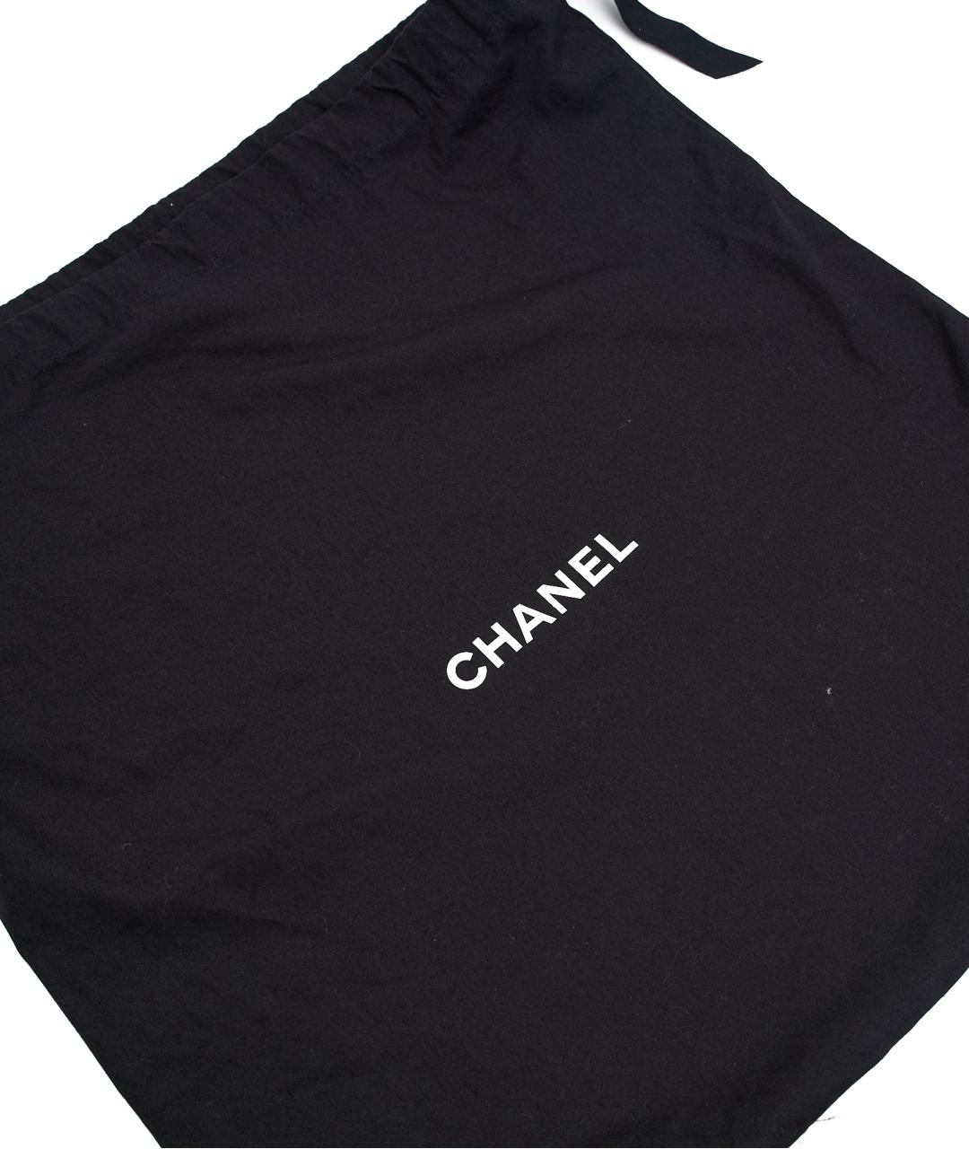CHANEL Хаки тканевая сумка тоут, фото 9