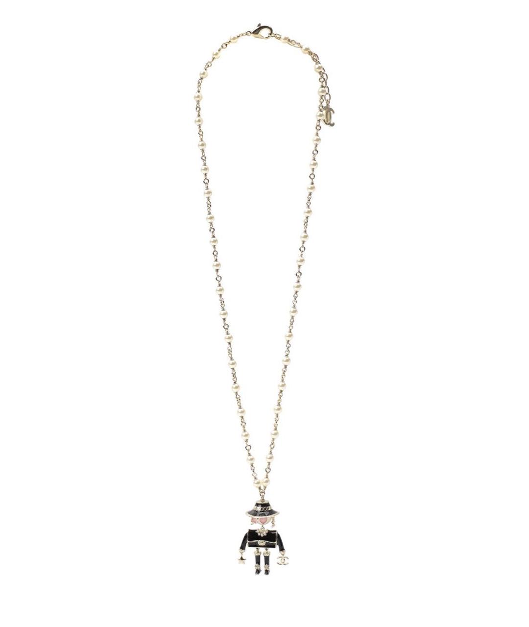 CHANEL Черное колье, фото 2