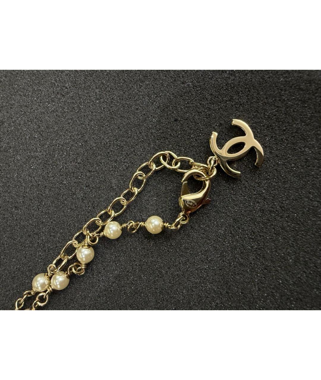 CHANEL Черное колье, фото 5