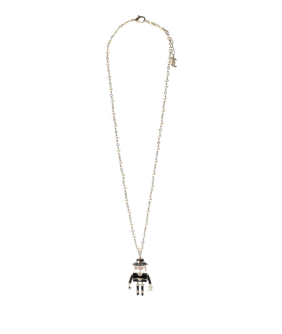 CHANEL Черное колье, фото 1