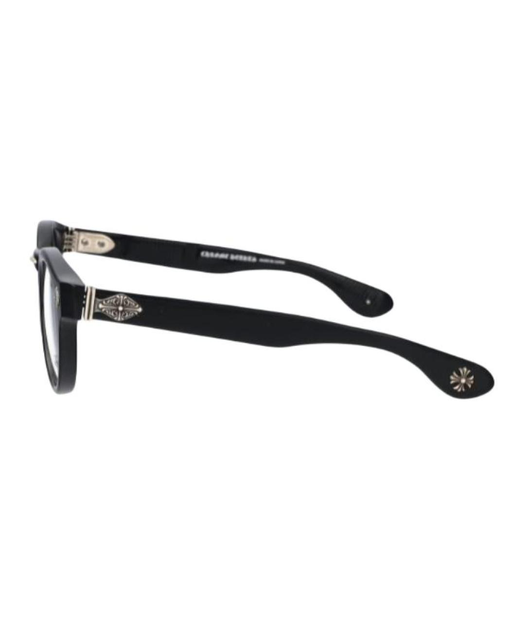 CHROME HEARTS Черные пластиковые солнцезащитные очки, фото 3