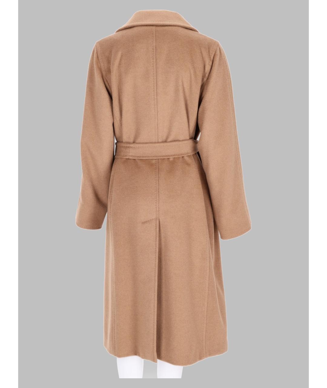 MAX MARA Бежевое шерстяное пальто, фото 3