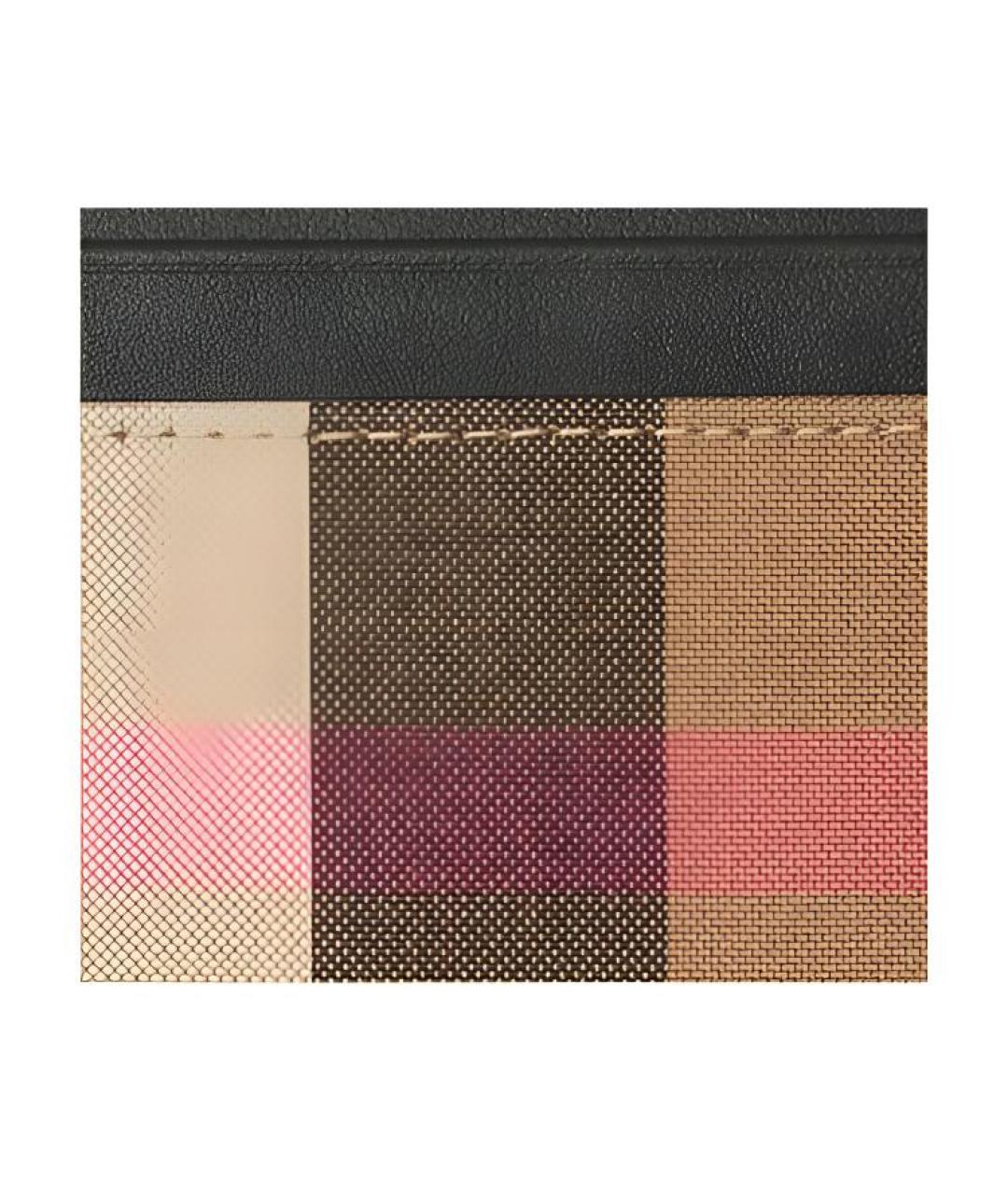 BURBERRY Коричневый кардхолдер из искусственной кожи, фото 2