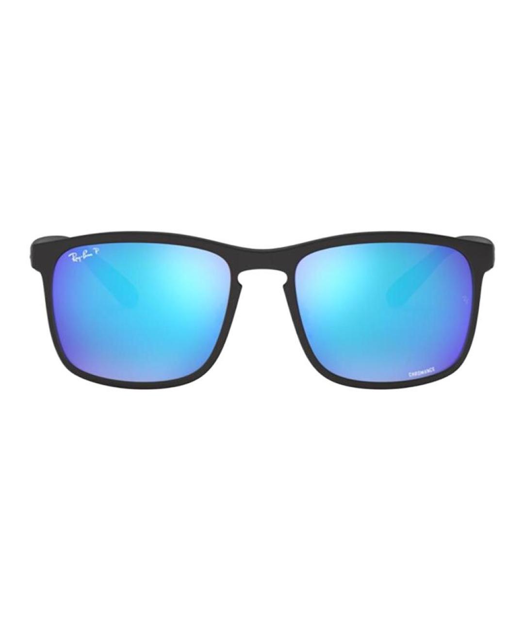 RAY BAN Черные пластиковые солнцезащитные очки, фото 1