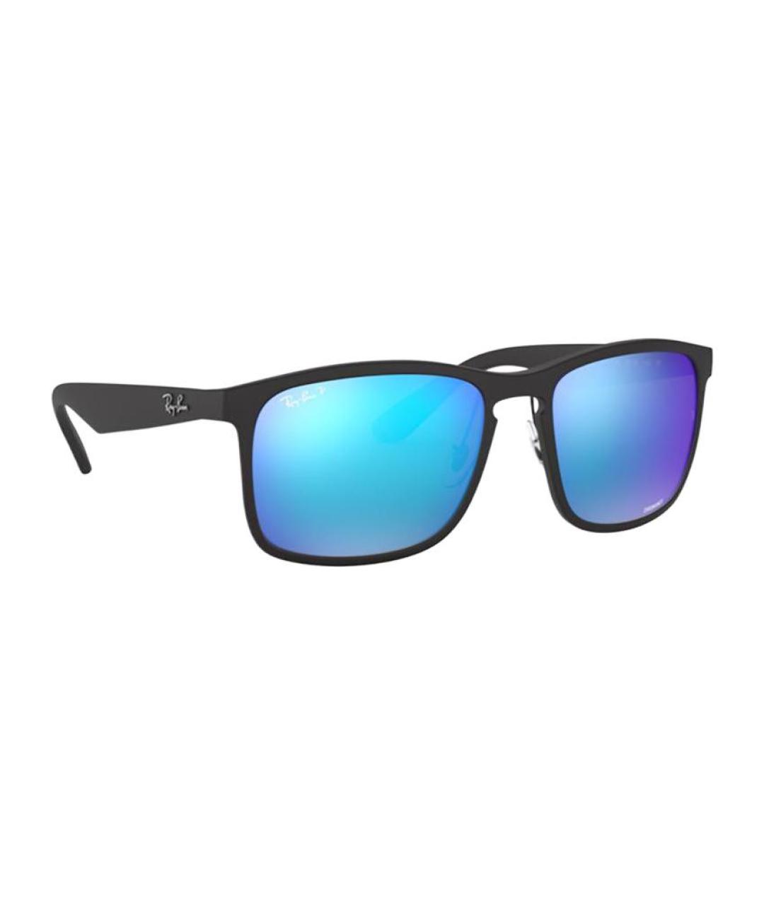 RAY BAN Черные пластиковые солнцезащитные очки, фото 2