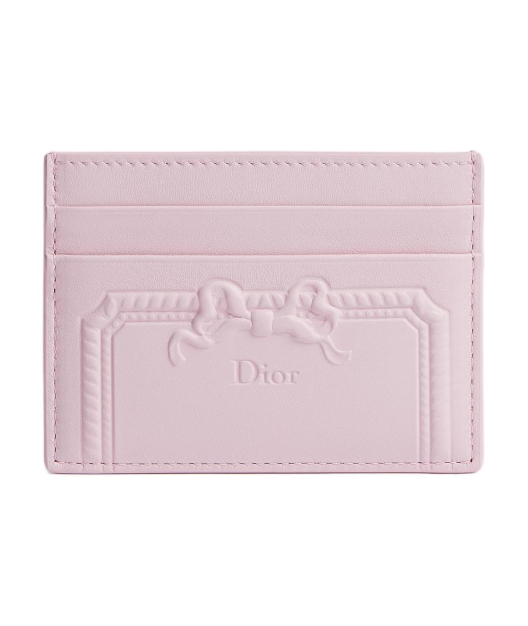 CHRISTIAN DIOR Розовый кардхолдер, фото 1