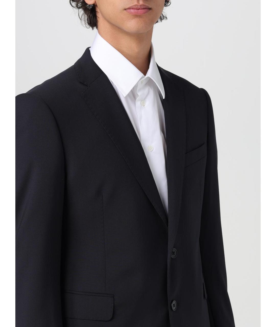 EMPORIO ARMANI Темно-синий классический костюм, фото 5