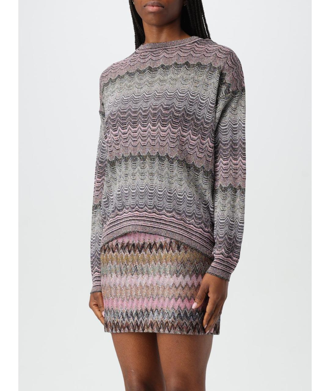 MISSONI Мульти вискозный джемпер / свитер, фото 4