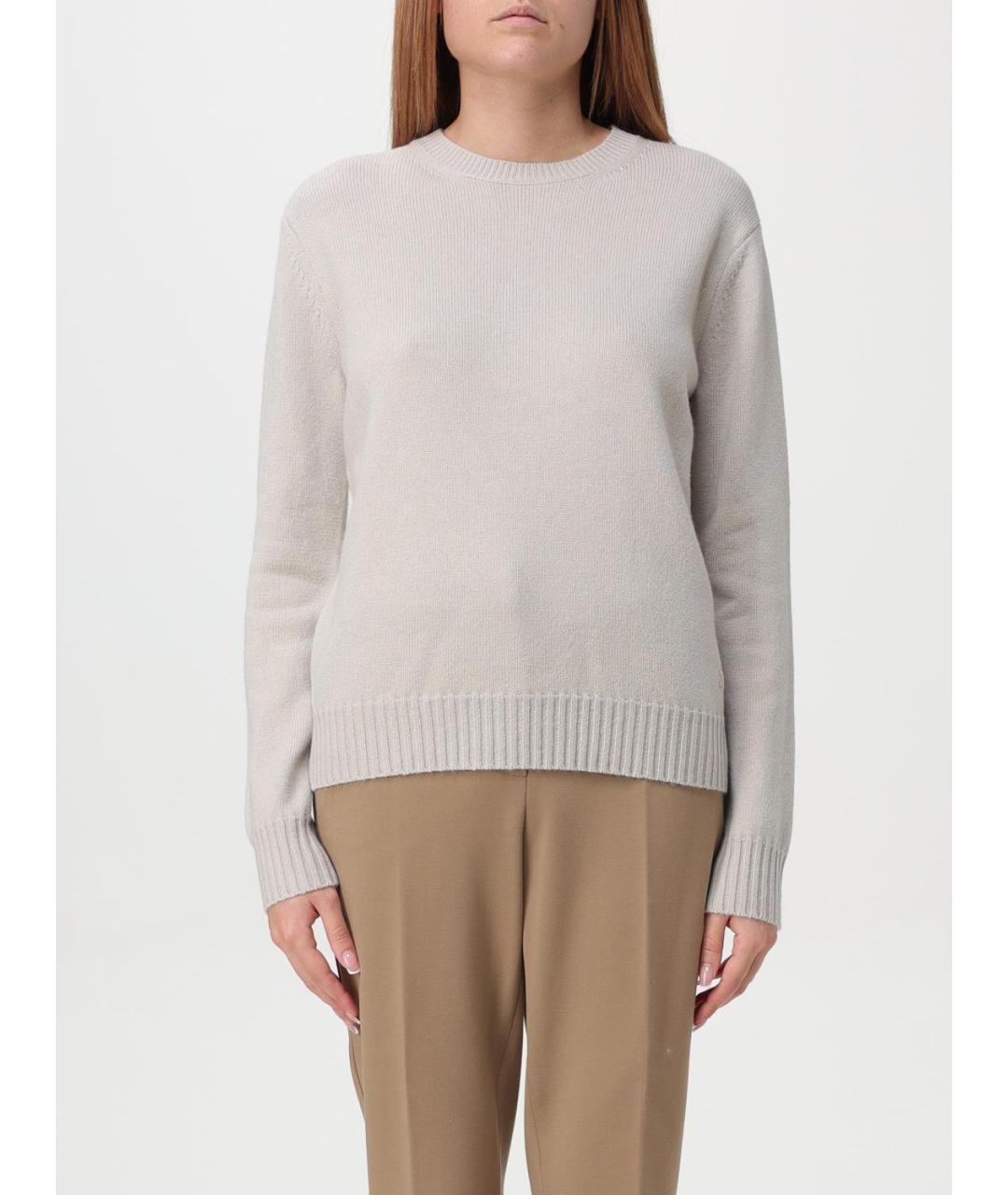MAX MARA Бежевый кашемировый джемпер / свитер, фото 6