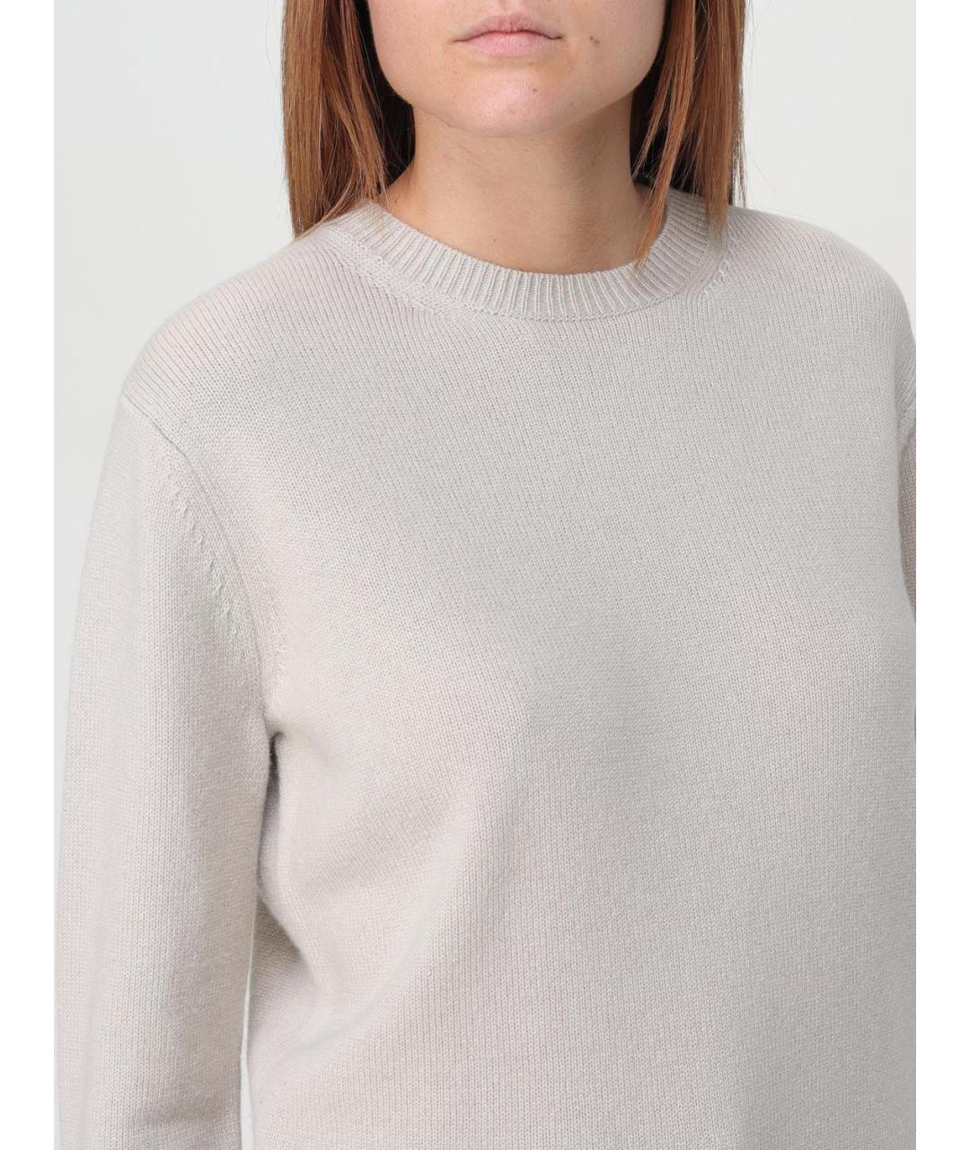 MAX MARA Бежевый кашемировый джемпер / свитер, фото 5