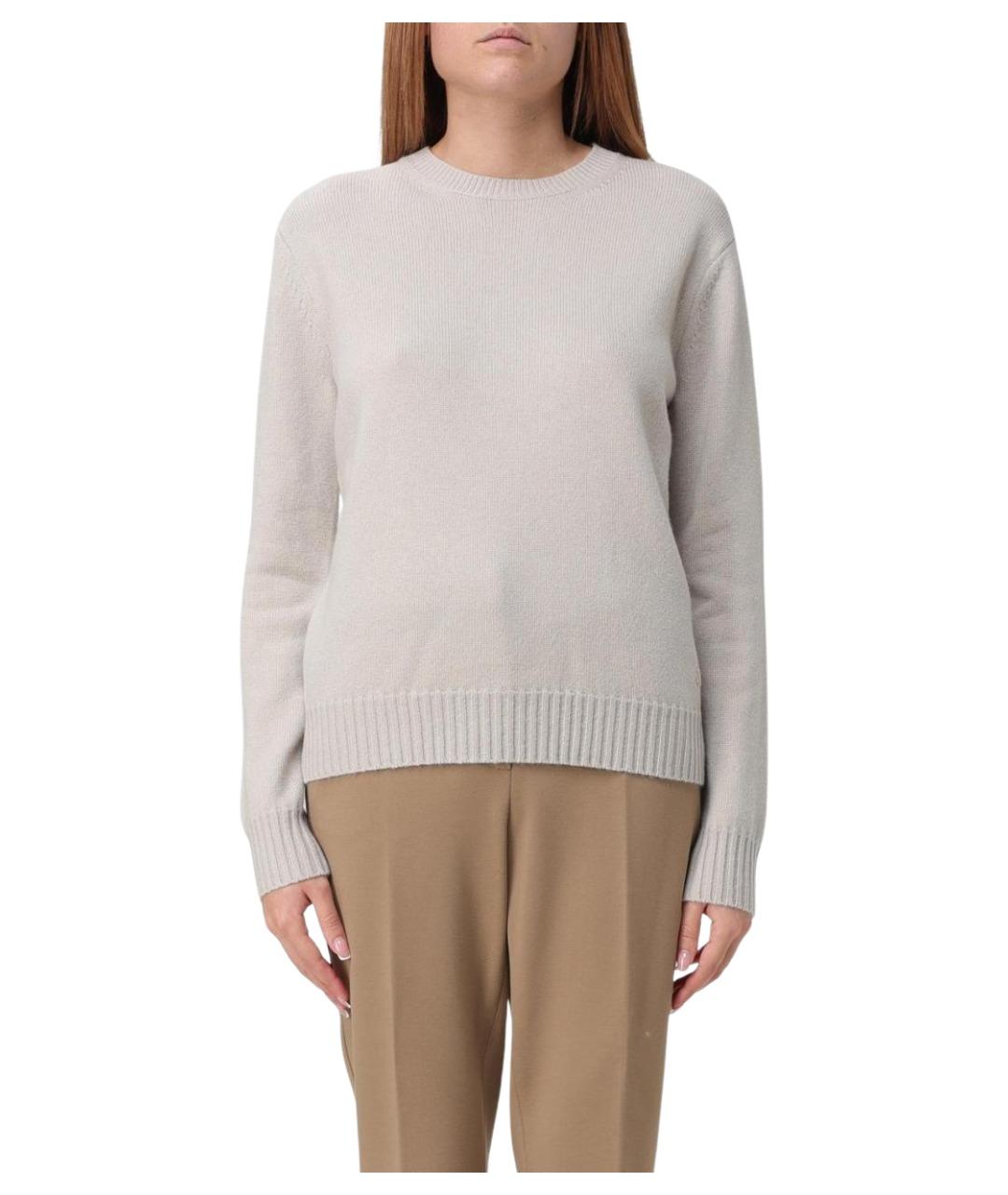 MAX MARA Бежевый кашемировый джемпер / свитер, фото 1