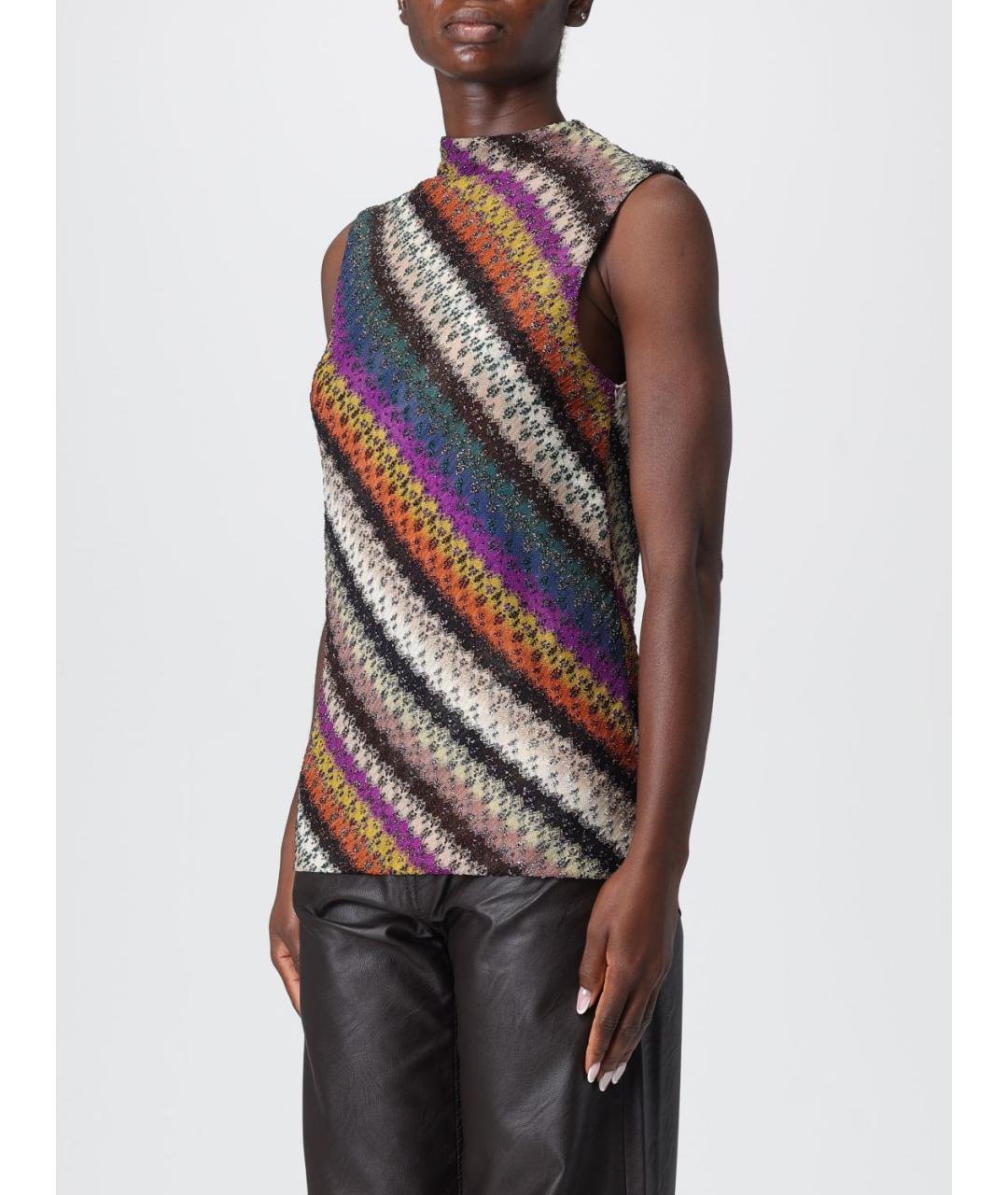 MISSONI Мульти вискозная майка, фото 3