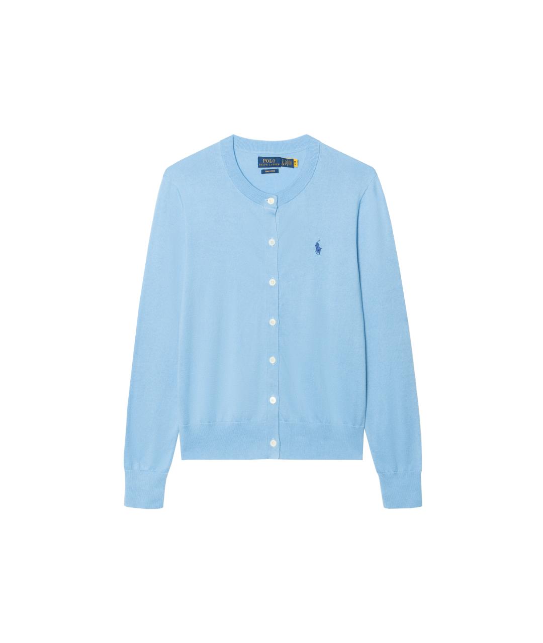 POLO RALPH LAUREN Голубой кардиган, фото 6