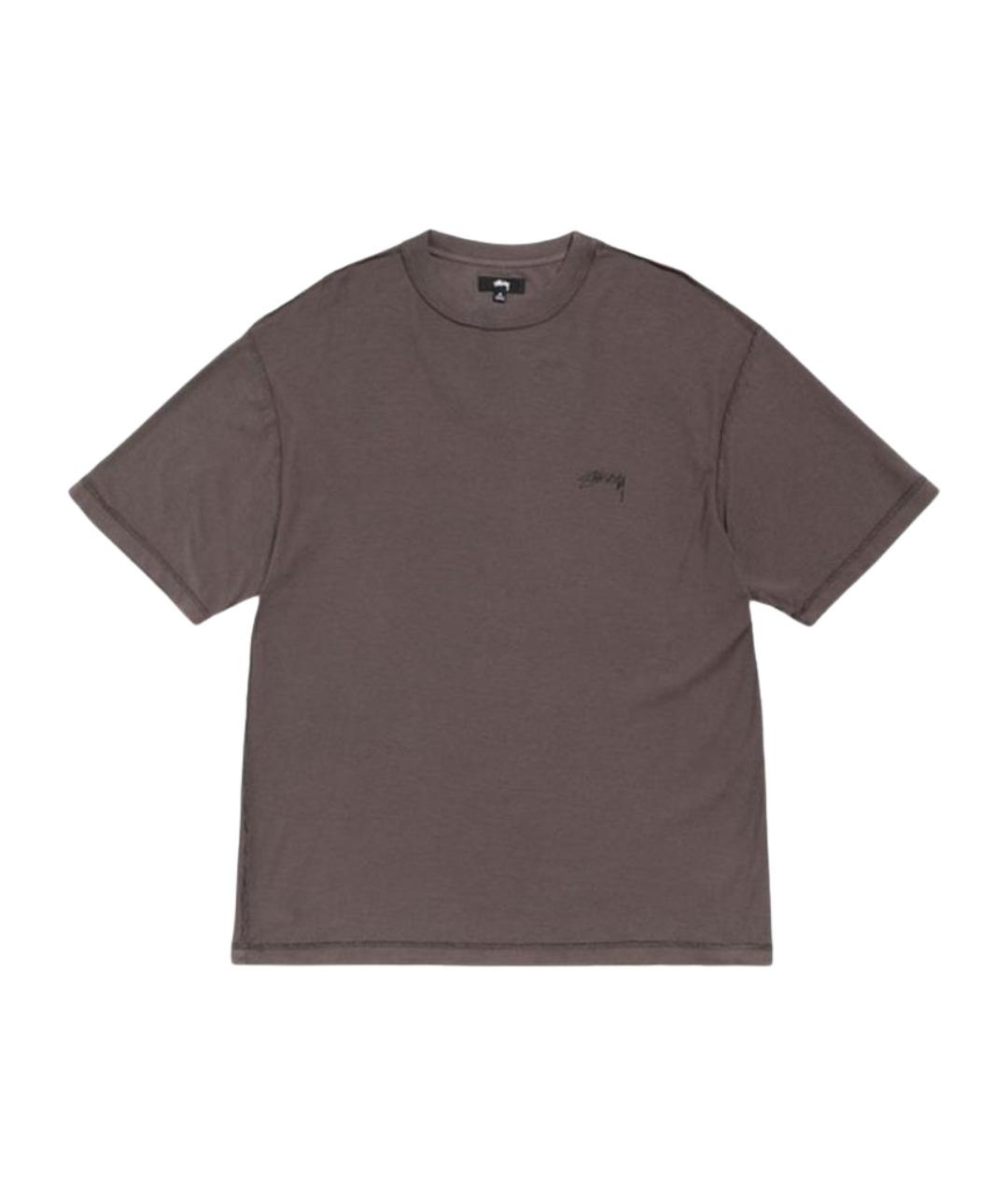 STUSSY Черная футболка, фото 1