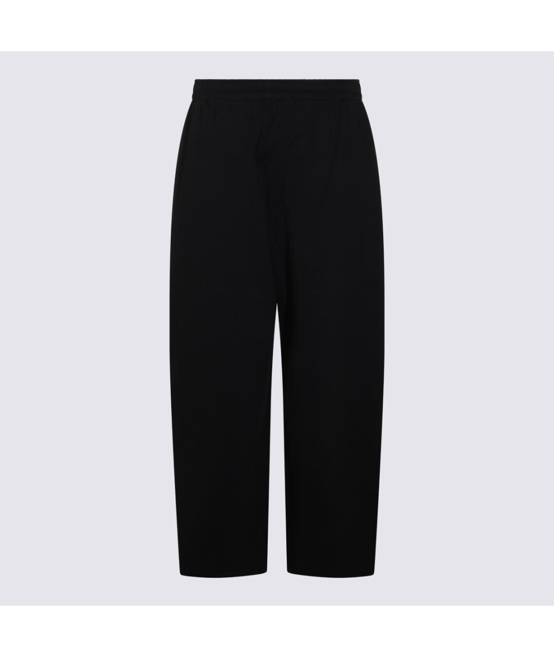 ALEXANDER WANG Черные хлопковые прямые брюки, фото 2